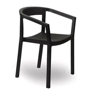 mobiliario-contract-sillon peach negro polipropileno 1
